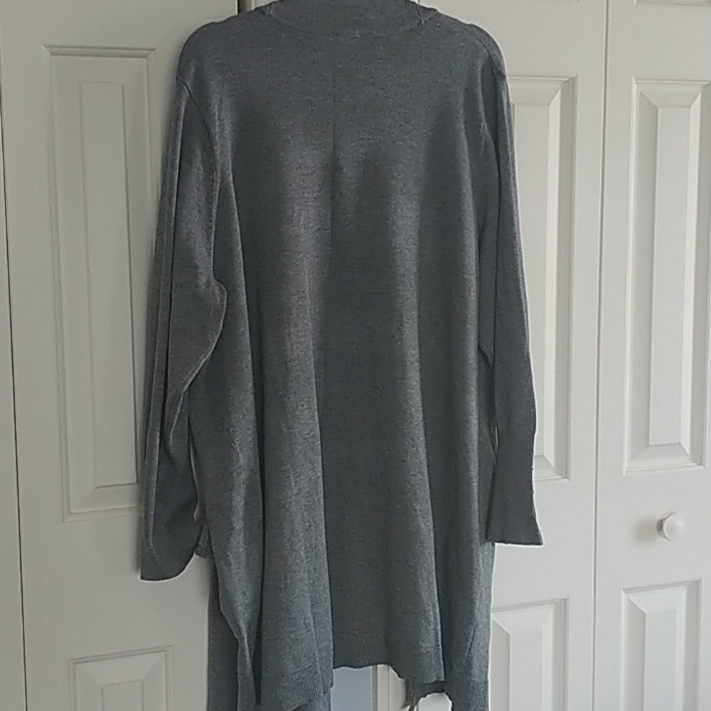 Avenue Grey Open Cardigan Sweater Coat Plus Size 28/28 - Picture 7 of 9